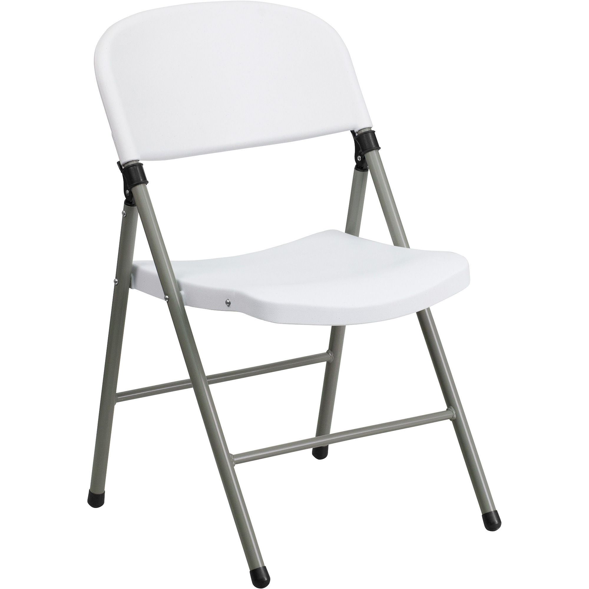 Flash Furniture Plastic Folding Chair, White, Model# DADYCD70WH